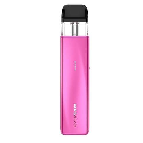 Vaporesso XROS 5 Mini Kit Auto draw Electronic Cigarette Vaporizer, 30W MTL Vape with 1500mAh Battery 3ML XROS Pod Cartridge 0.6ohm COREX 3.0 Vaping No Nicotine No Liquid (Rojo Rosa)