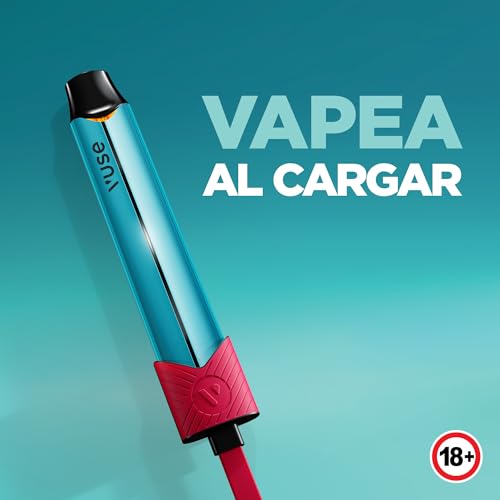 VUSE PRO Vaper recargable Sin Nicotina, Sin Tabaco, Recargas desechables no incluidas, cigarrillo electrónico reutilizable compatible con recargas de ePod2, vapeador Aqua