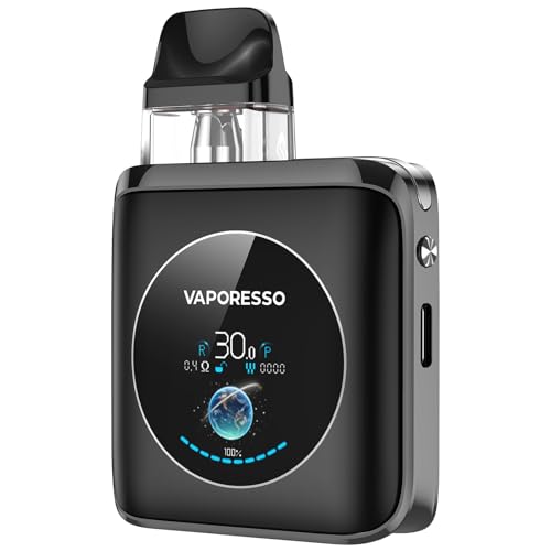 Vaporesso XROS 4 Nano Kit | Auto Draw/Button Activitation Pod Vape Built in 1350mAh Battery,1.3 TFT Screen,3ml Xros Cartridge MTL & RDL vaping Vaporizer (Negro grafito)