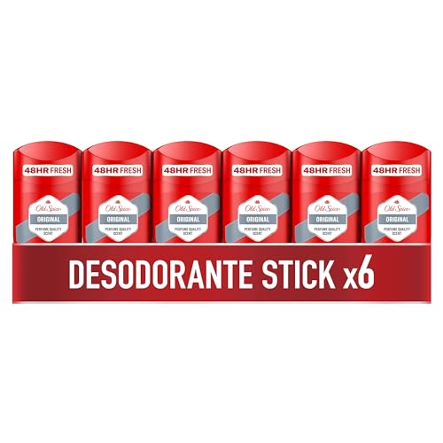 Old Spice Captain Desodorante En Barra Para Hombres 50 ml x 6