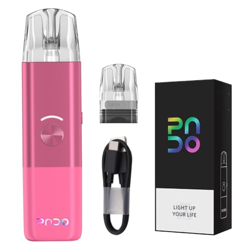 VAPTIO Pado Kit Vape Pen 1000mAh 22W Cigarrillo Electrónico con 1.2ohm/0.6ohm Bobina de Repuesto de 2 piezas, sin líquido sin nicotina (rosa)