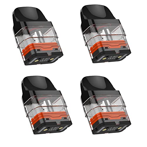 XROS 3 Pod | Original Vaporesso Cartridge 2ml 0.6ohm Mesh pod For XROS/XROS 2 / XROS Nano/XROS 3 Mini/XROS 3 Kit (4 Pcs No Nicotine)