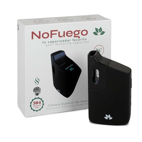 NoFuego | Para Vapear Hierbas Secas | Vapeador Portátil | Optimizado Para Uso Personal | 3 Años de Garantía, Accesorios | Manual de Usuario